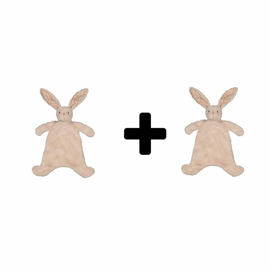 Bailee Plush Bunny Comforter - Twin Pack