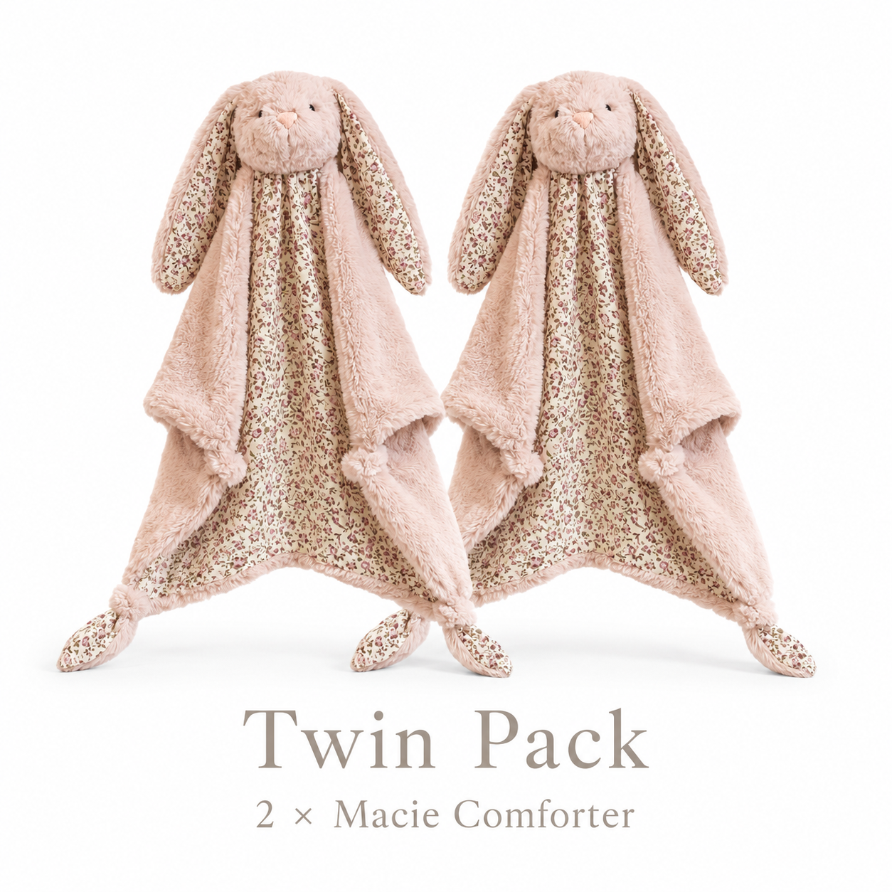 Macie the Bunny Comforter - Twin Pack