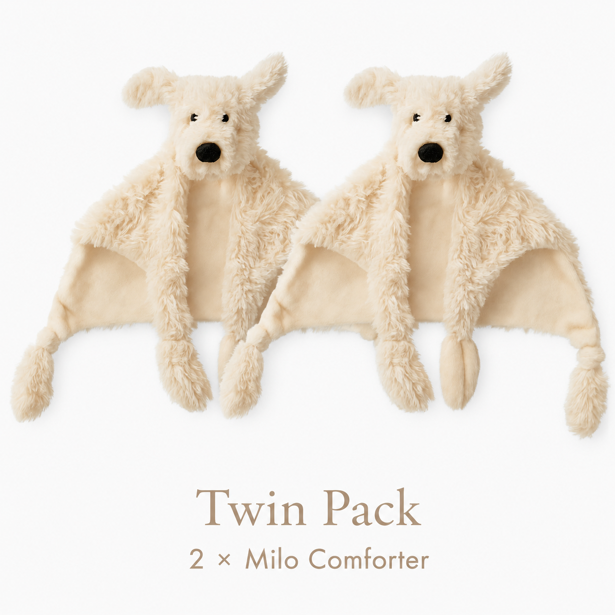 Milo the Puppy Comforter - Twin Pack